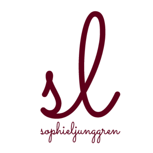 en logotyp med stora initialer SL, under står det sophie ljunggren